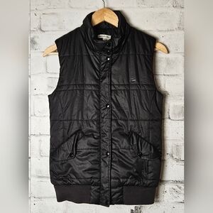 Lacoste Black Puffer Vest Women’s XS/36 – Lightweight Quilted Outerwear